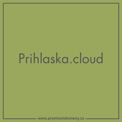 Doména Prihlaska.cloud